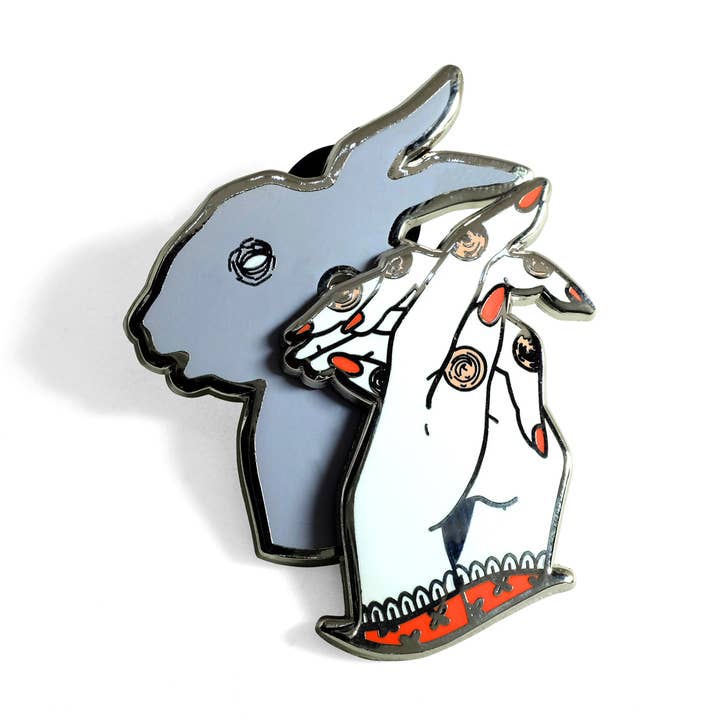 Shadow Puppet Pin by Bad Ponies for wholesale by Lost Lust Supply