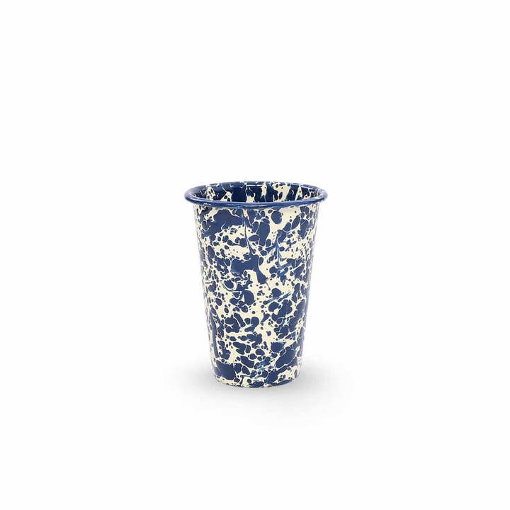 Crow Canyon Home - Wholesale Drinking Glass/Cup - Splatter Enamelware 14 oz Tumbler