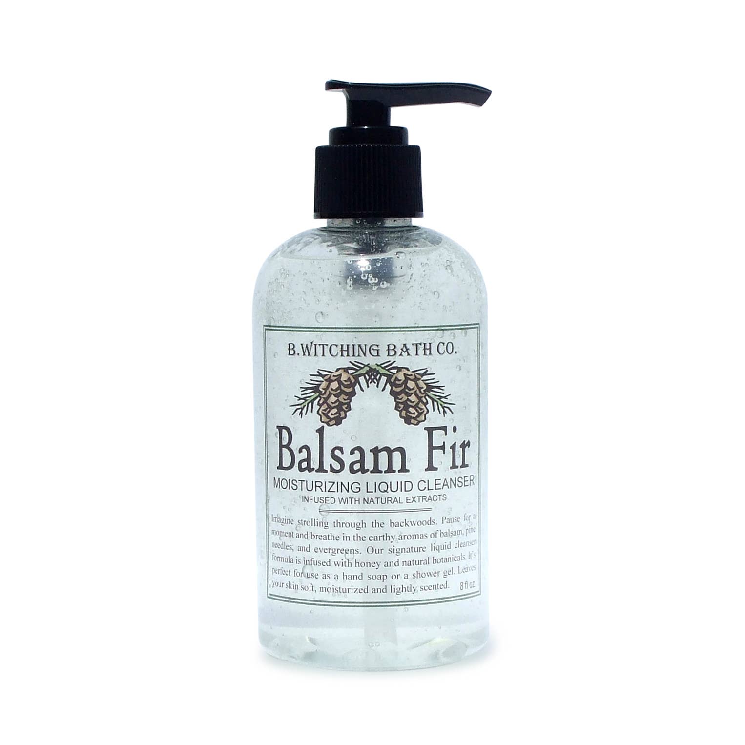 B. Witching Bath Co. - Wholesale Body Wash/Shower Gel - Balsam Fir Holiday Liquid Soap 8oz2