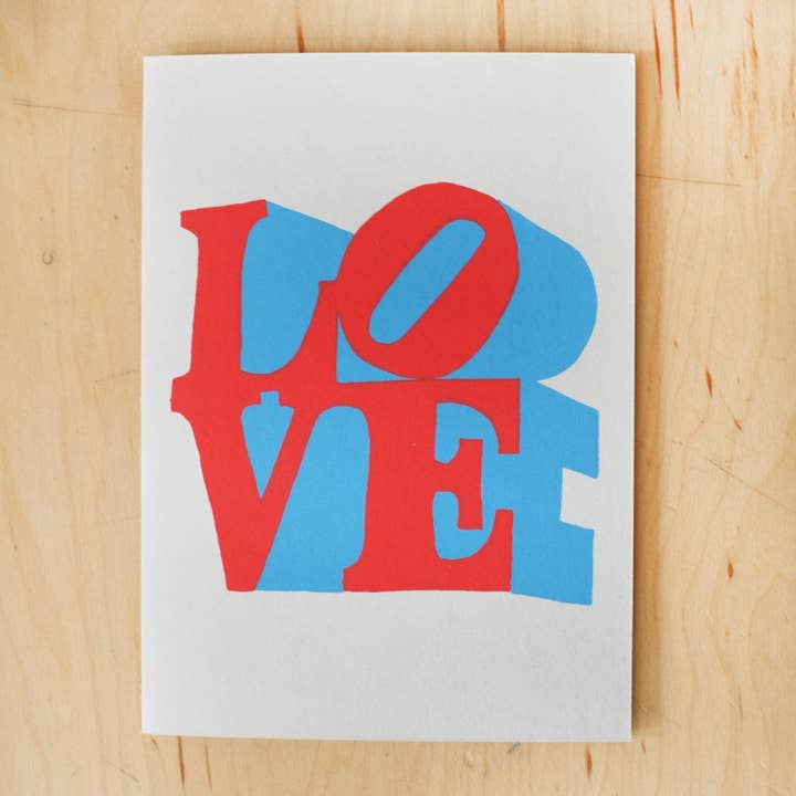 LOVE GREETING CARD for wholesale by Alphabet Studios