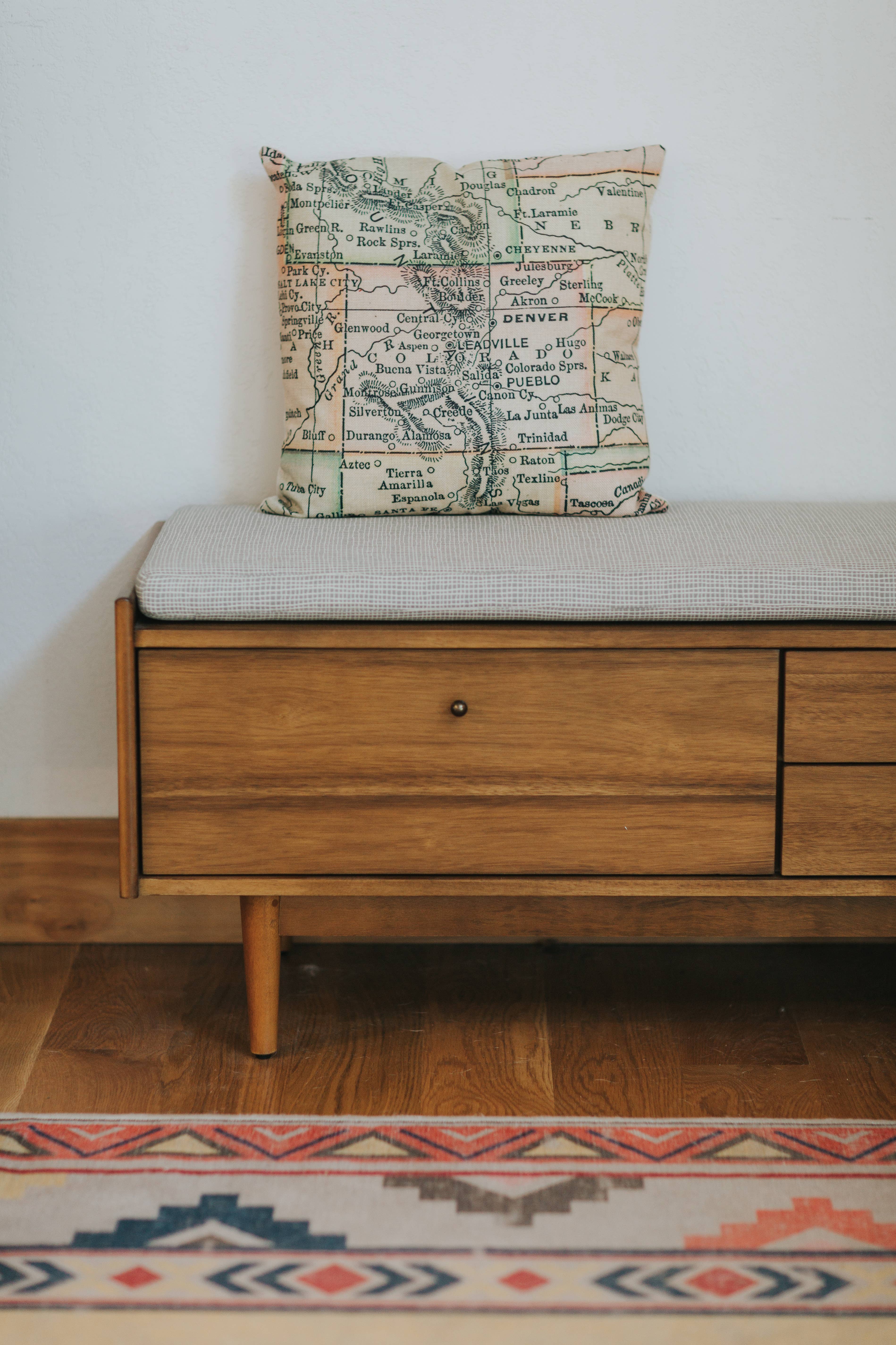 Daisy Mae Designs - Wholesale Throw/Decorative Pillow - West Palm Beach Florida Map Pillow5