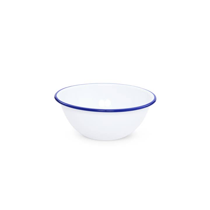 Crow Canyon Home – wholesale Serving bowl – Vintage Enamelware Small Serving Bowl
