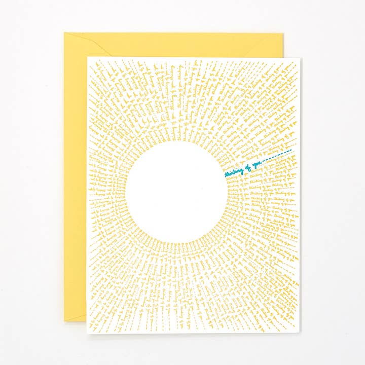 Helen Edna - Vente Carte « Je pense à toi » - Carte de vœux Thinking of You Eclipse - Thinking of You0