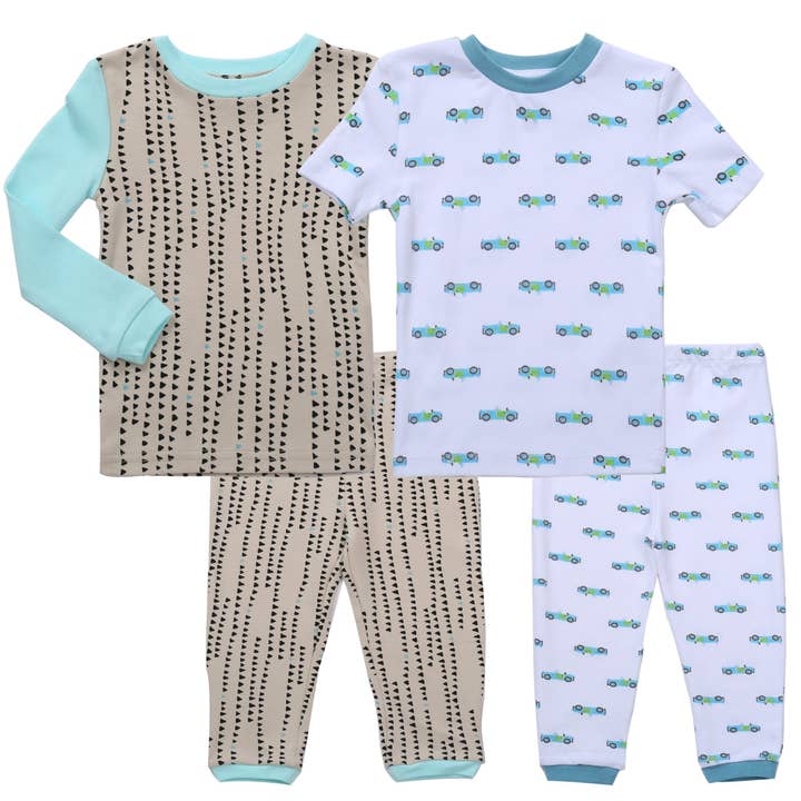 4 pc Baby and Toddler Pajama Set for wholesale by Asher and Olivia