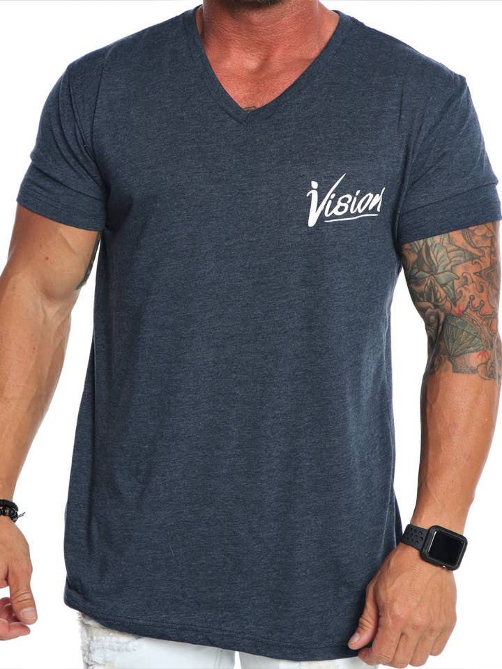 Vision V-Neck Tee for wholesale by Infinite Vision