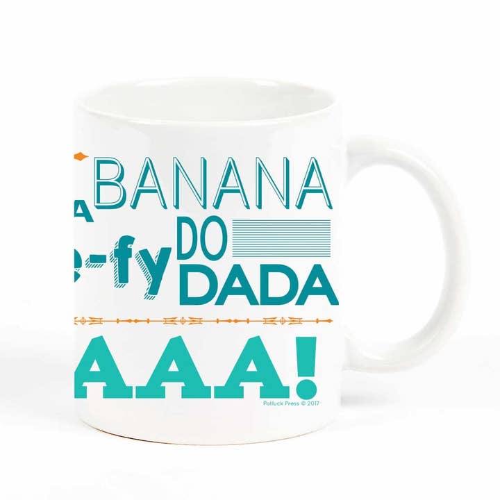Potluck Press - Wholesale Coffee Mug - Dada Dada Bobada Mug