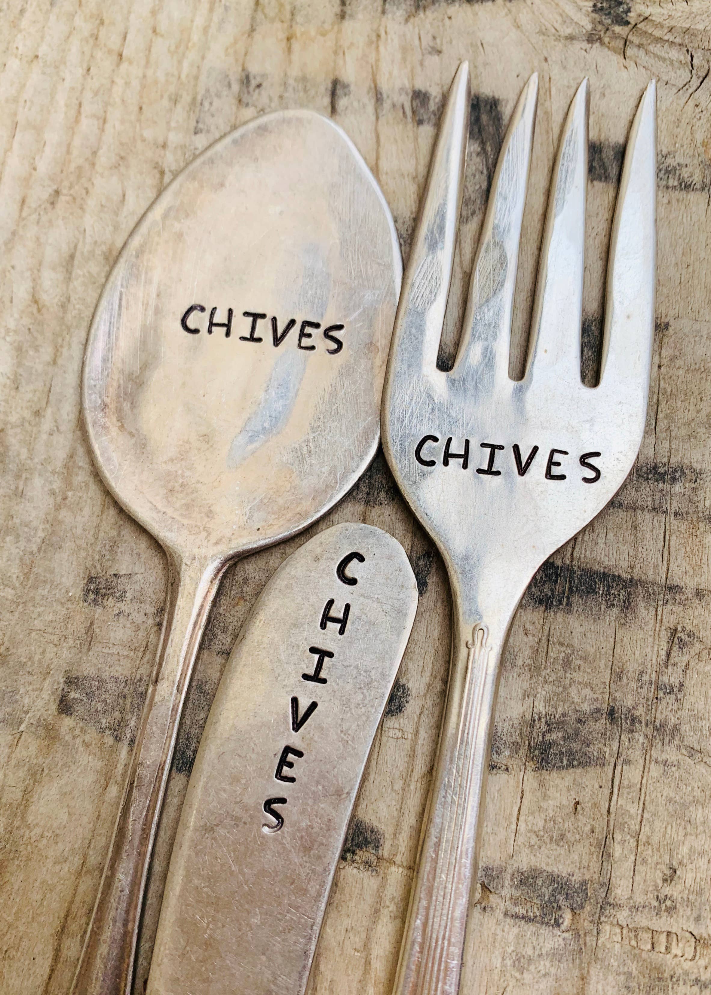 Pumpernickel and Wry - Wholesale Garden/Lawn Stake - Herb Garden Marker Plant Stakes - vintage, hand-stamped3