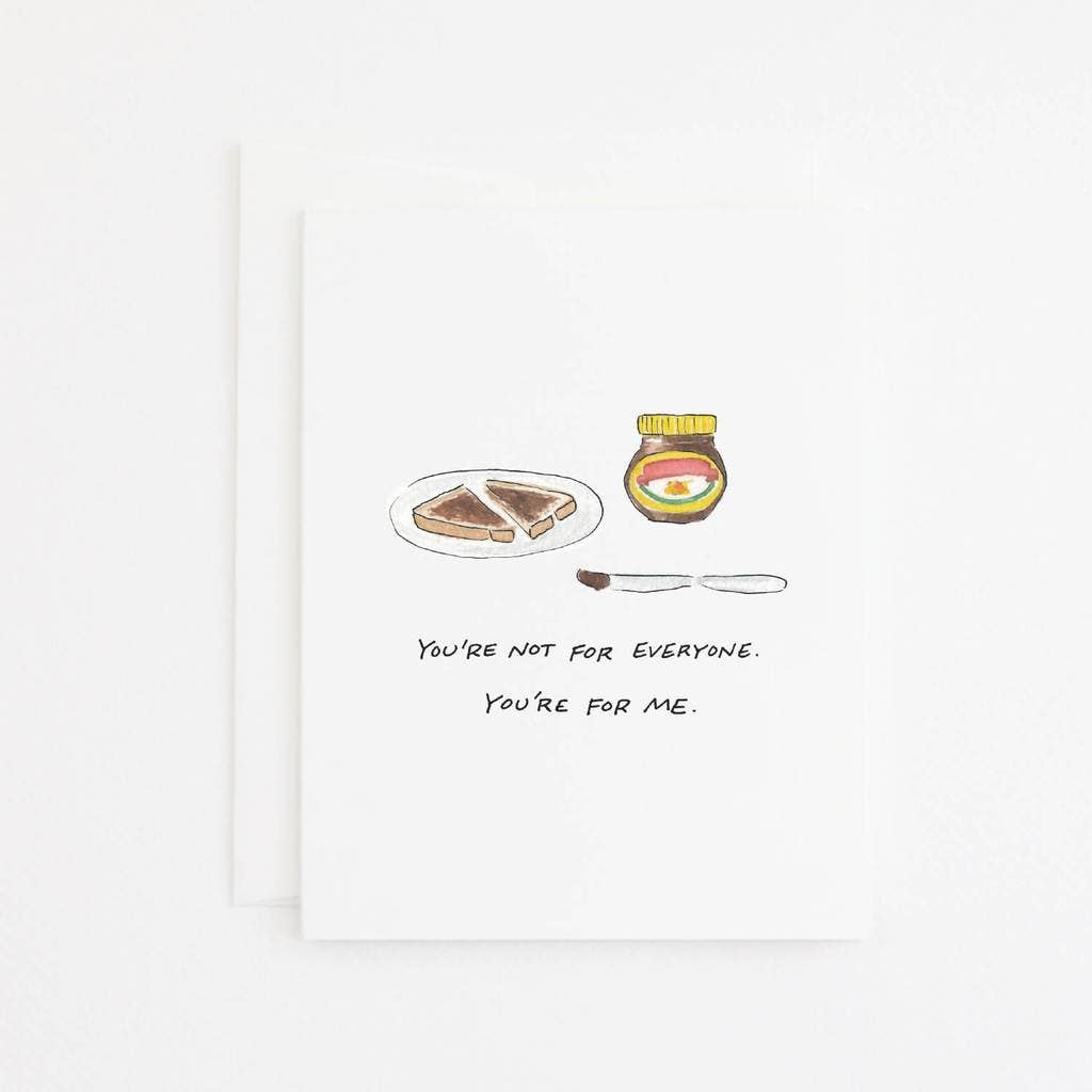 Party Sally - Wholesale Love Card - Marmite Card0