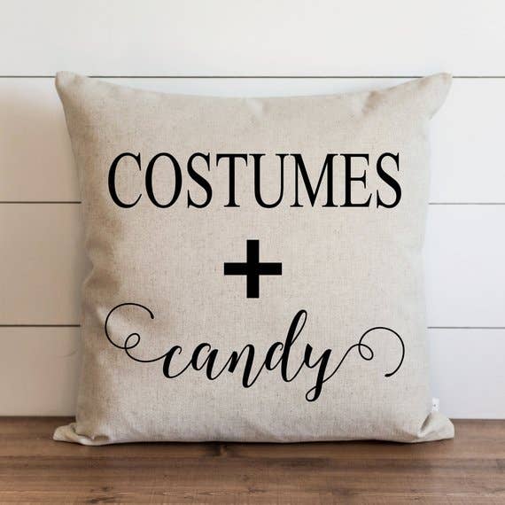 Costumes And Candy Pillow Cover for wholesale by Porter Lane Home