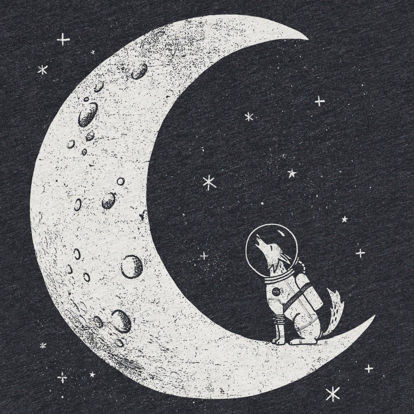 Factory 43 - Wholesale Screen Printed T-Shirt - Unisex - Howl at the Moon Unisex Shirt1