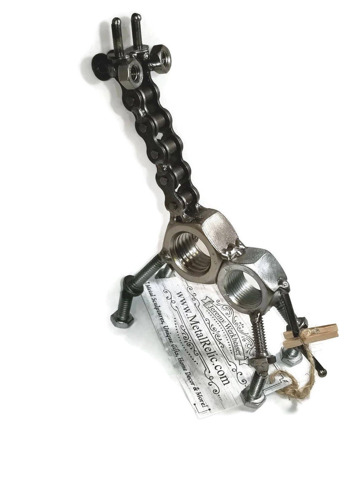 Metal Relic - Vente Figurine décorative - Figurine Girafe Métal2