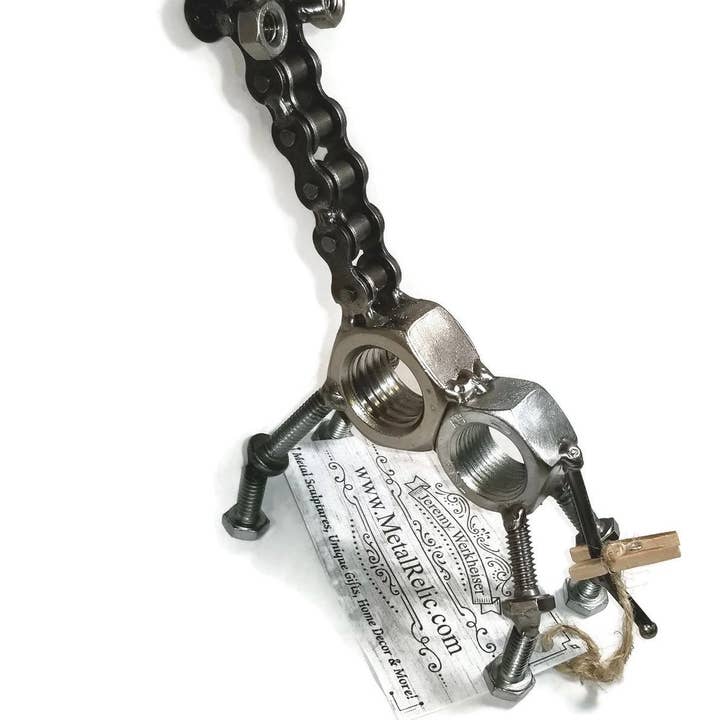 Metal Relic - Vente Figurine décorative - Figurine Girafe Métal2