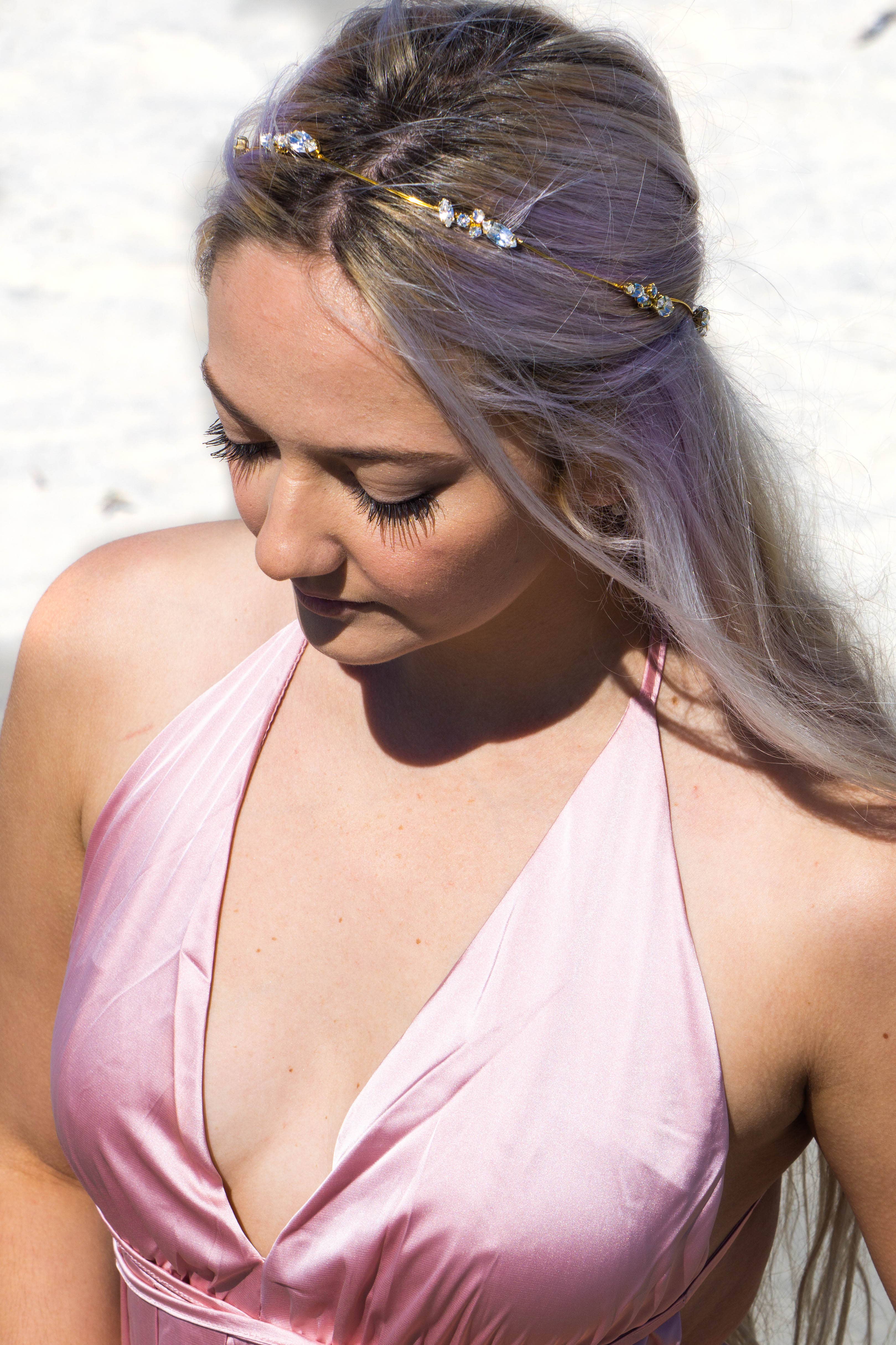 Acute Designs – Tiara – Mulher por atacado – Pequena coroa Art Déco Swarovski Cluster, tiara, capacete3