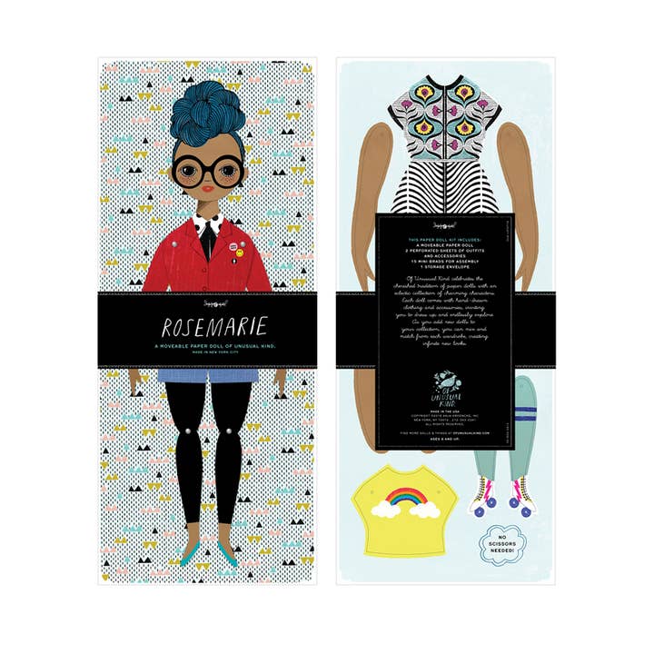 ROSEMARIE PAPER DOLL KIT for wholesale by Of Unusual Kind