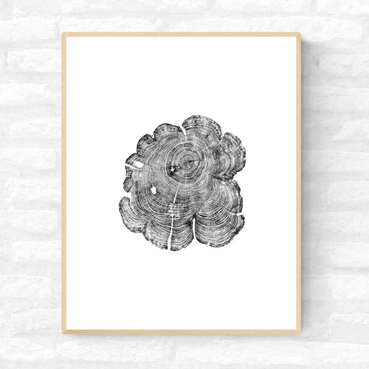 Cèdre rouge de l'Est, 11"x14" sans encadrement pour la vente par Timber Wood Prints