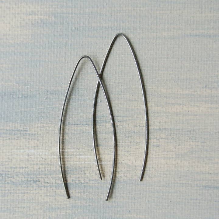 Ada Tear Threader Titanium Earrings - Nickel Free for wholesale by The Pink Locket