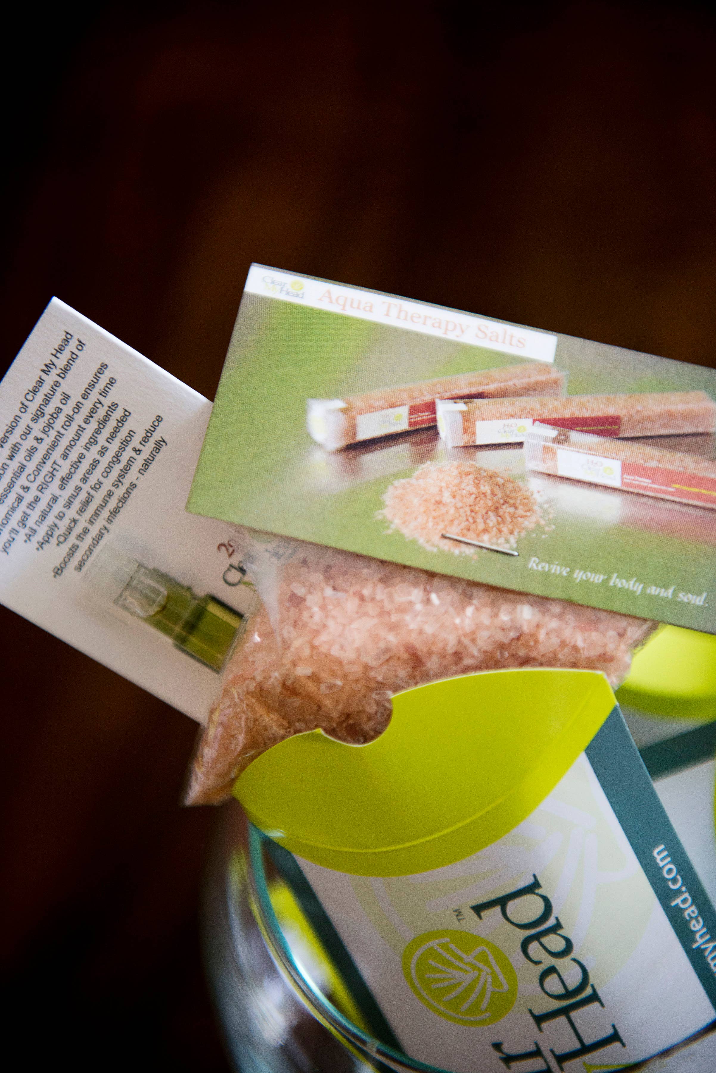 Clear My Head Ltd - Wholesale Retailer Sample - Beauty & Wellness - Wellness Amenity Kit – Sinus, Ache & Relaxation0