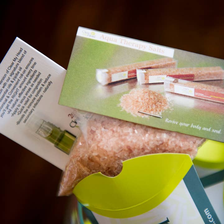 Clear My Head Ltd - Wholesale Retailer Sample - Beauty & Wellness - Wellness Amenity Kit – Sinus, Ache & Relaxation