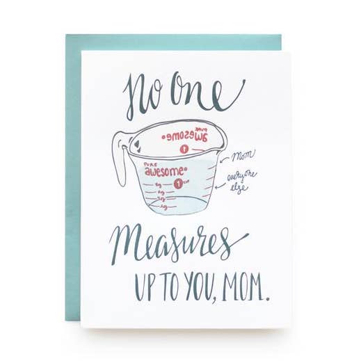 Measure Up Mom Card for wholesale by Wild Ink Press