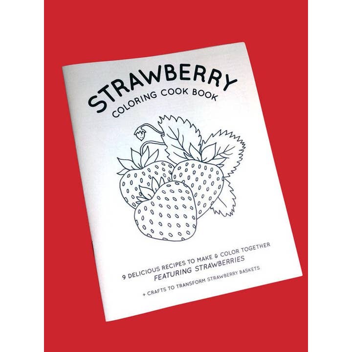 Strawberry Coloring Cook Book for wholesale by Studio Smalls