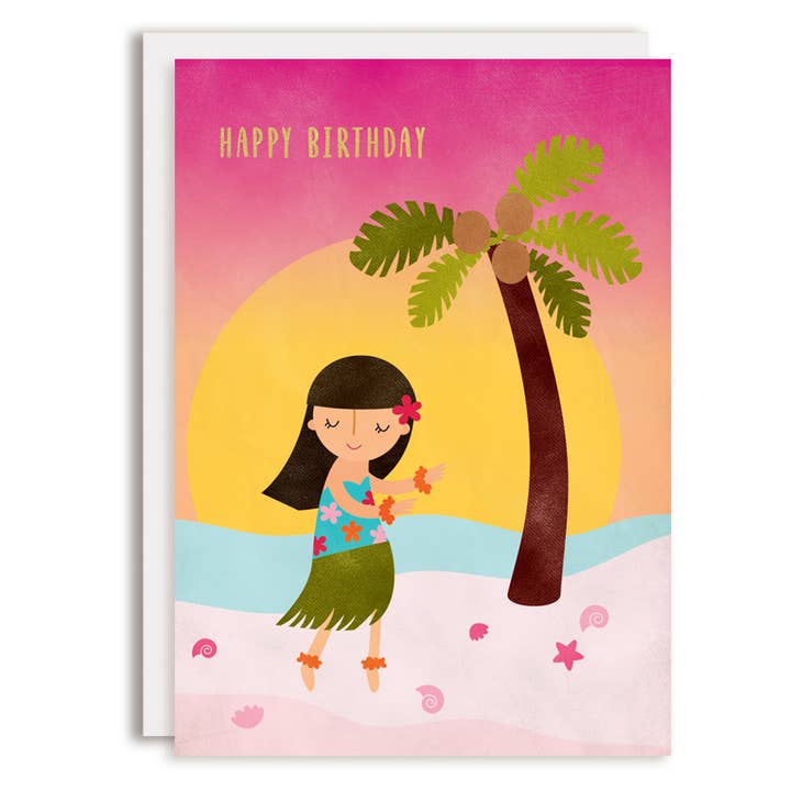 Tarjeta de felicitación para niña de Happy Birthday para venta al por mayor de Rosy Designs
