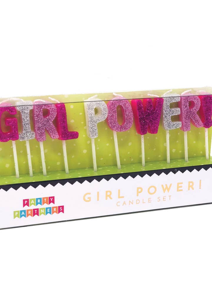 Juego de velas Girl Power para venta al por mayor de Party Partners
