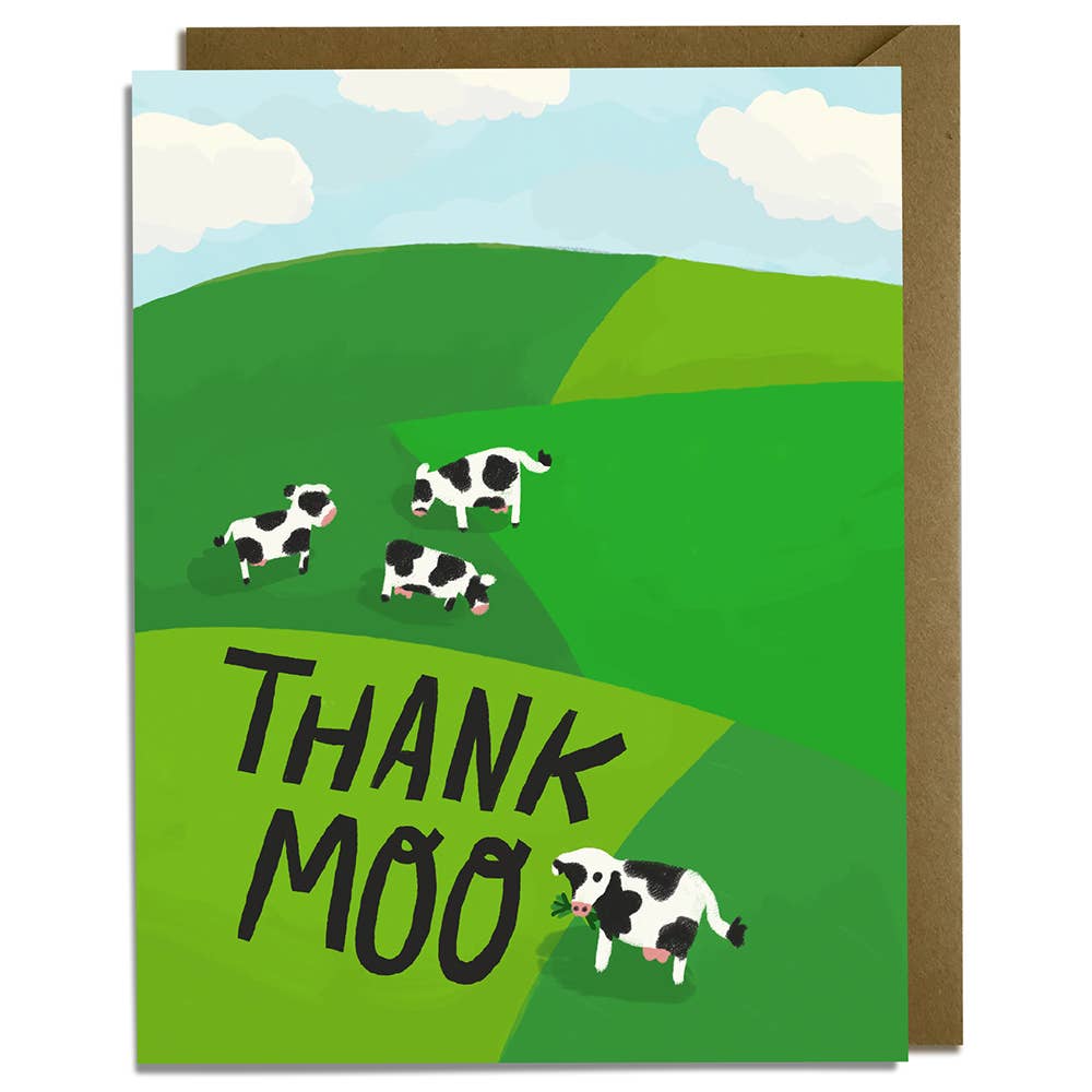 Kat French Design - Wholesale Thank You Card - Thank Moo - Recycled Paper Thank You Card0
