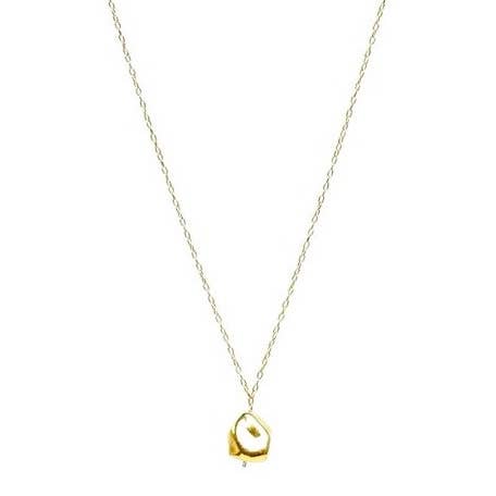 Sterling SIlver - Textured Nugget Pendant 36” for wholesale by Alicia Marilyn Designs