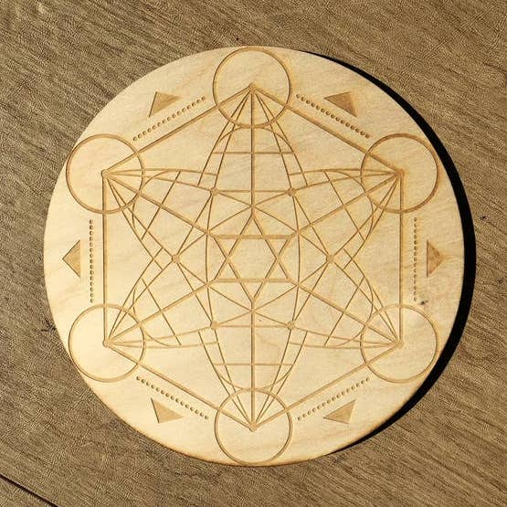 Sechseck-Sternkristall-Gitter für den Großhandel von Zen and Meow