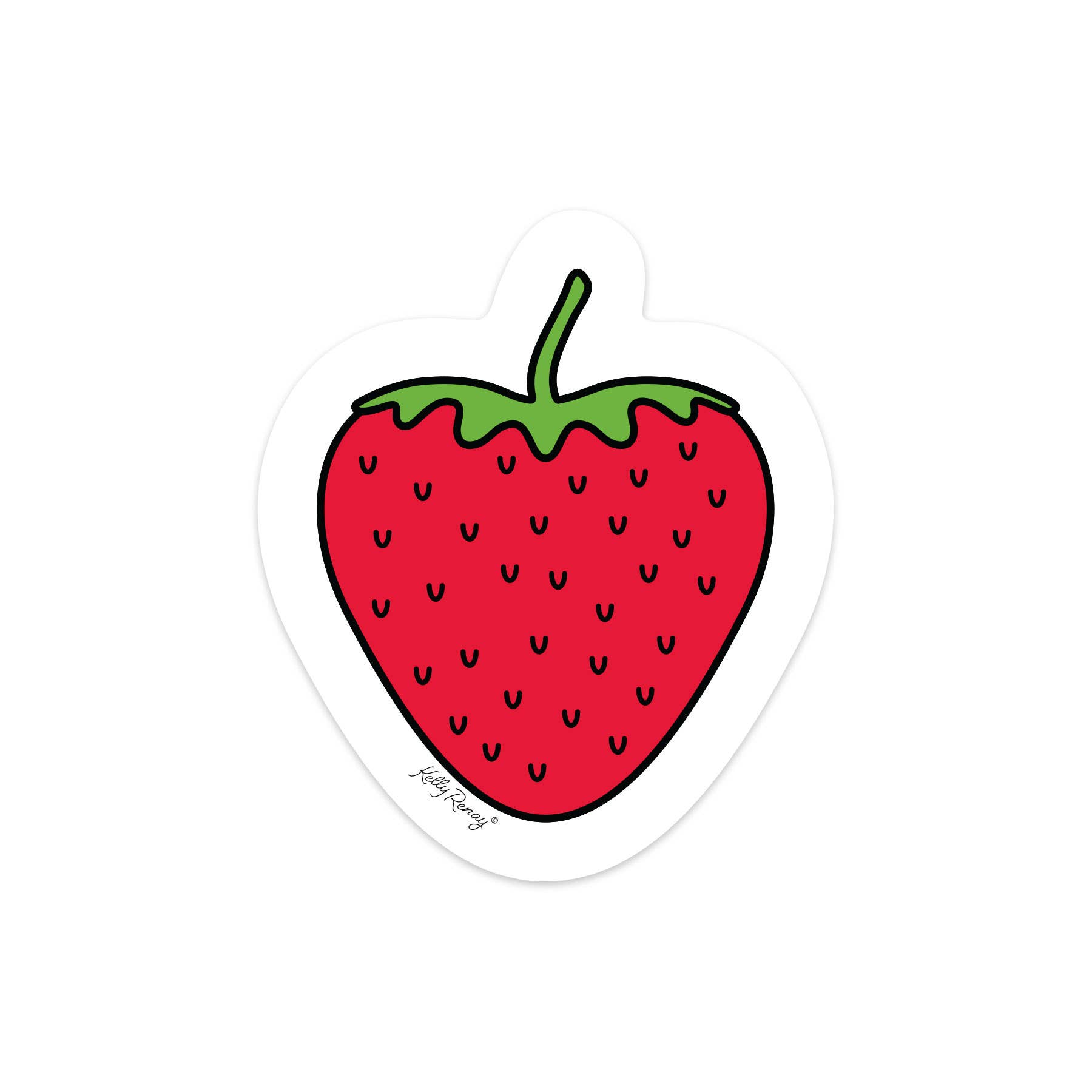 Kelly Renay - Wholesale Sticker - Strawberry Sticker