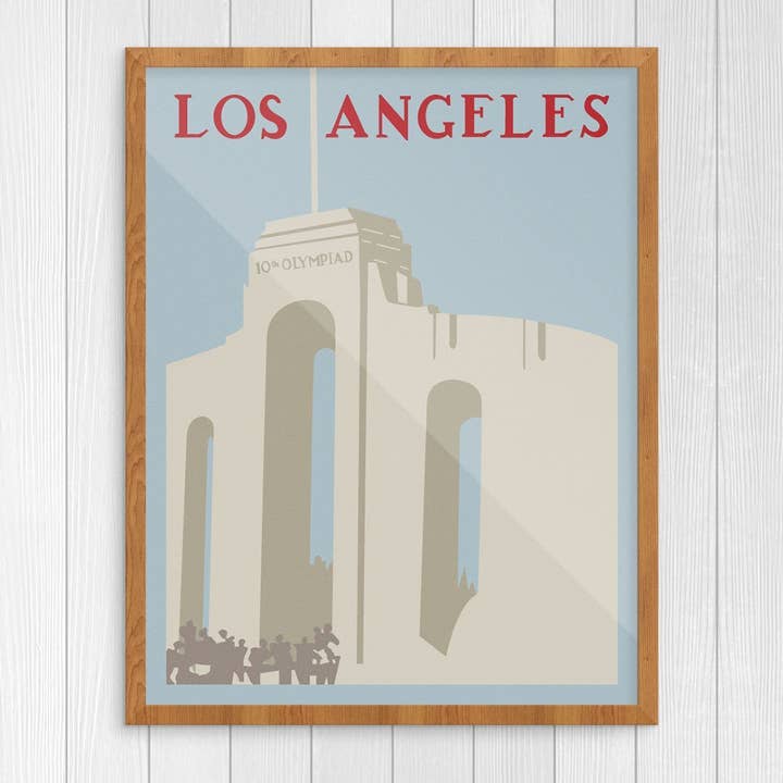5'' x 7'' Los Angeles Coliseum Greeting Card for wholesale by Fridgedoor