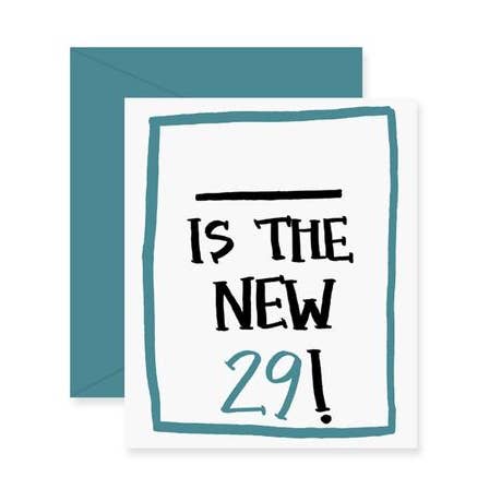Carte de vœux 29 ans pour la vente par Fresh Out of Ink