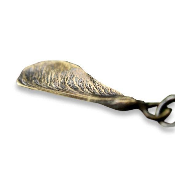 Moon Raven Designs - Wholesale Pendant/Charm Necklace - Maple Key Necklace - Bronze1