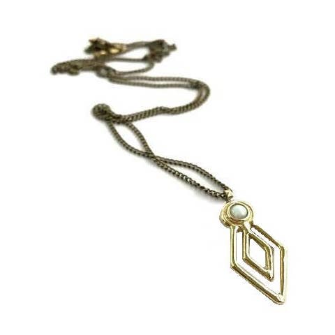 Delirium Necklace With Opal for wholesale by Therese Kuempel Jewelry