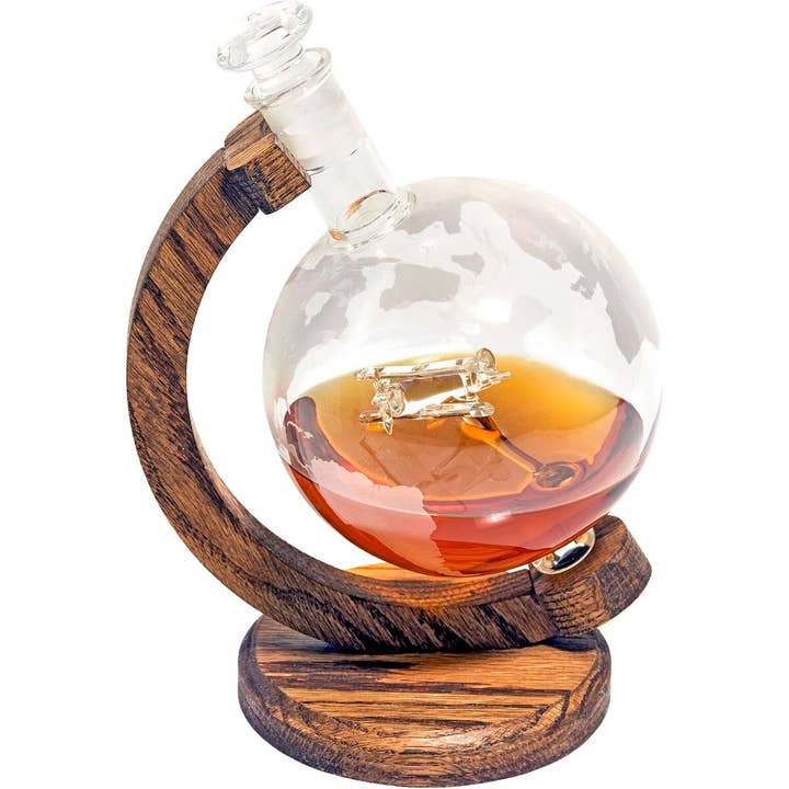 Prestige Decanters – wholesale Dekanter – Vin eller sprit karaff med glasbiplan - Pilot Present