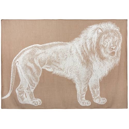 Lion Plaid - Cammello per la vendita all'ingrosso da parte di THOMASPAUL