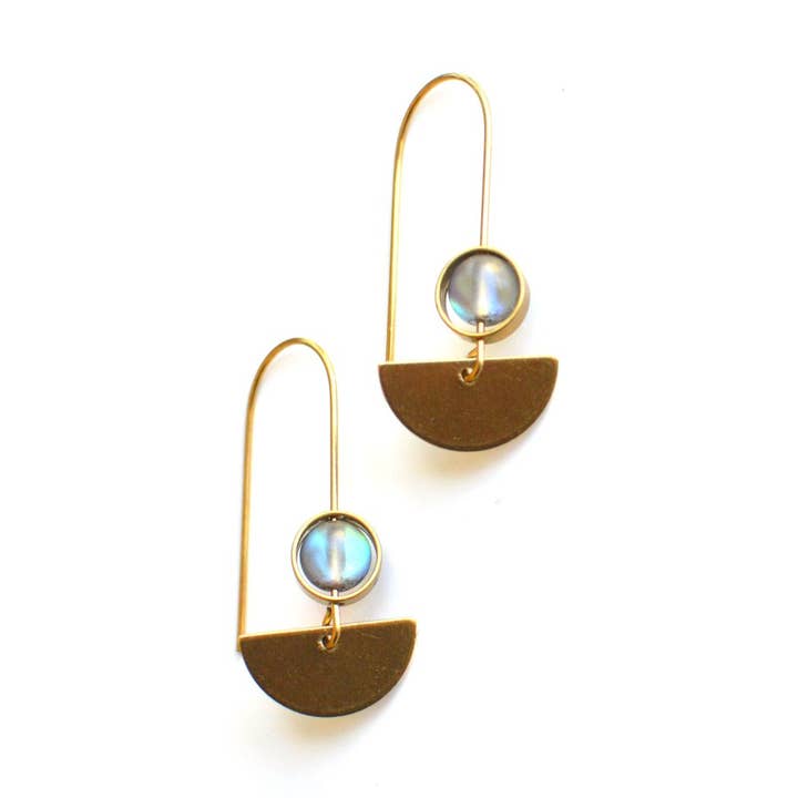 Ker-ij Jewelry – wholesale Dangle earrings – Half Moon Drops0