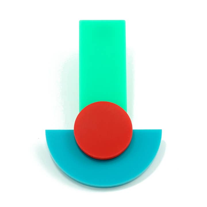 De signature Life - Wholesale Stud/Post Earrings - Boatall Light Green Single Earring0