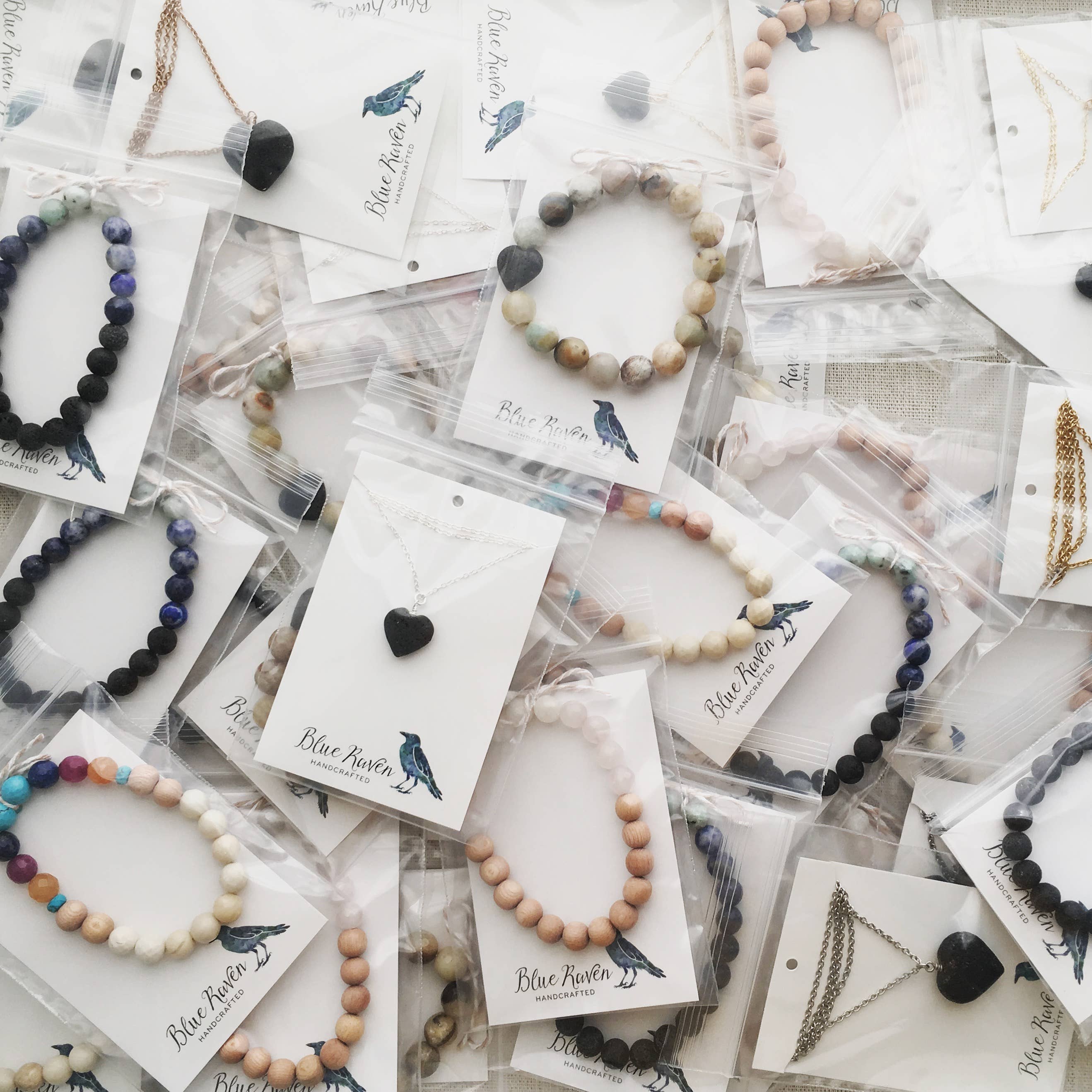 Blue Raven Handcrafted – wholesale Aromaterapiarmband – Skinny mexikanska sommar aromaterapi diffuserande armband1