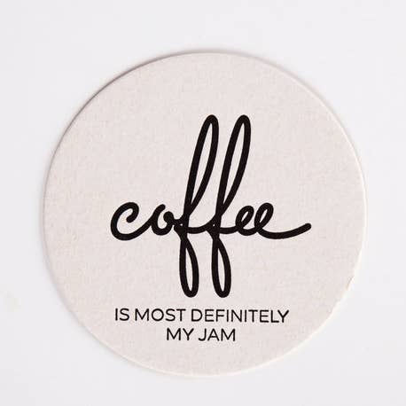 Kaffe er helt sikkert min marmelade - Coaster for engroshandel hos Wrinkle & Crease Paper Products