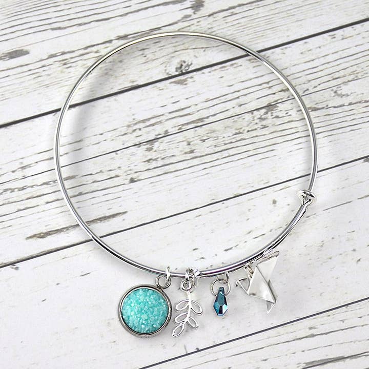 Choose Peace Bangle Bracelet for wholesale by Lifebeats Gifts