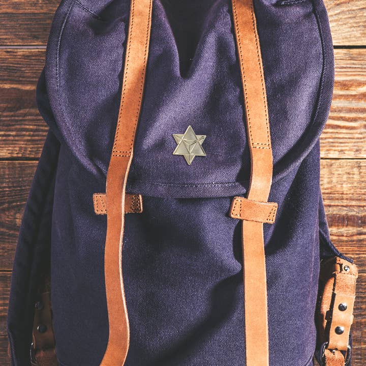 Real Sic - Wholesale Lapel Pin/Button - Star Merkaba / Star Tetrahedron – Enamel Pin for your Life