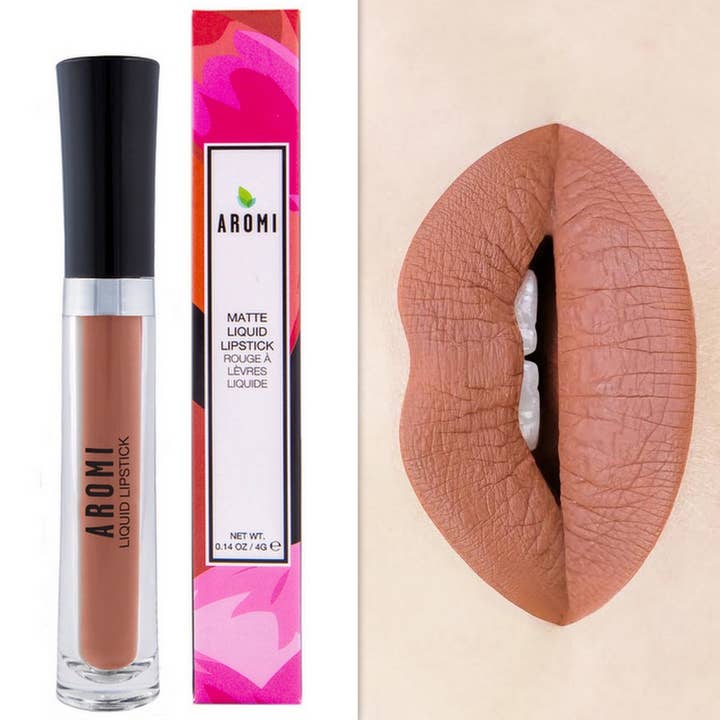 Caramel Nude Liquid Lipstick for wholesale by Aromi