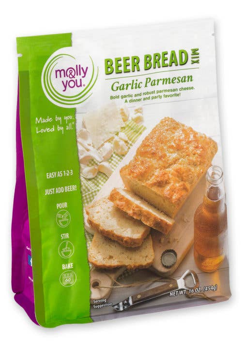 molly&you® – wholesale Brödmix – Garlic Parmesan ölbrödsblandning1