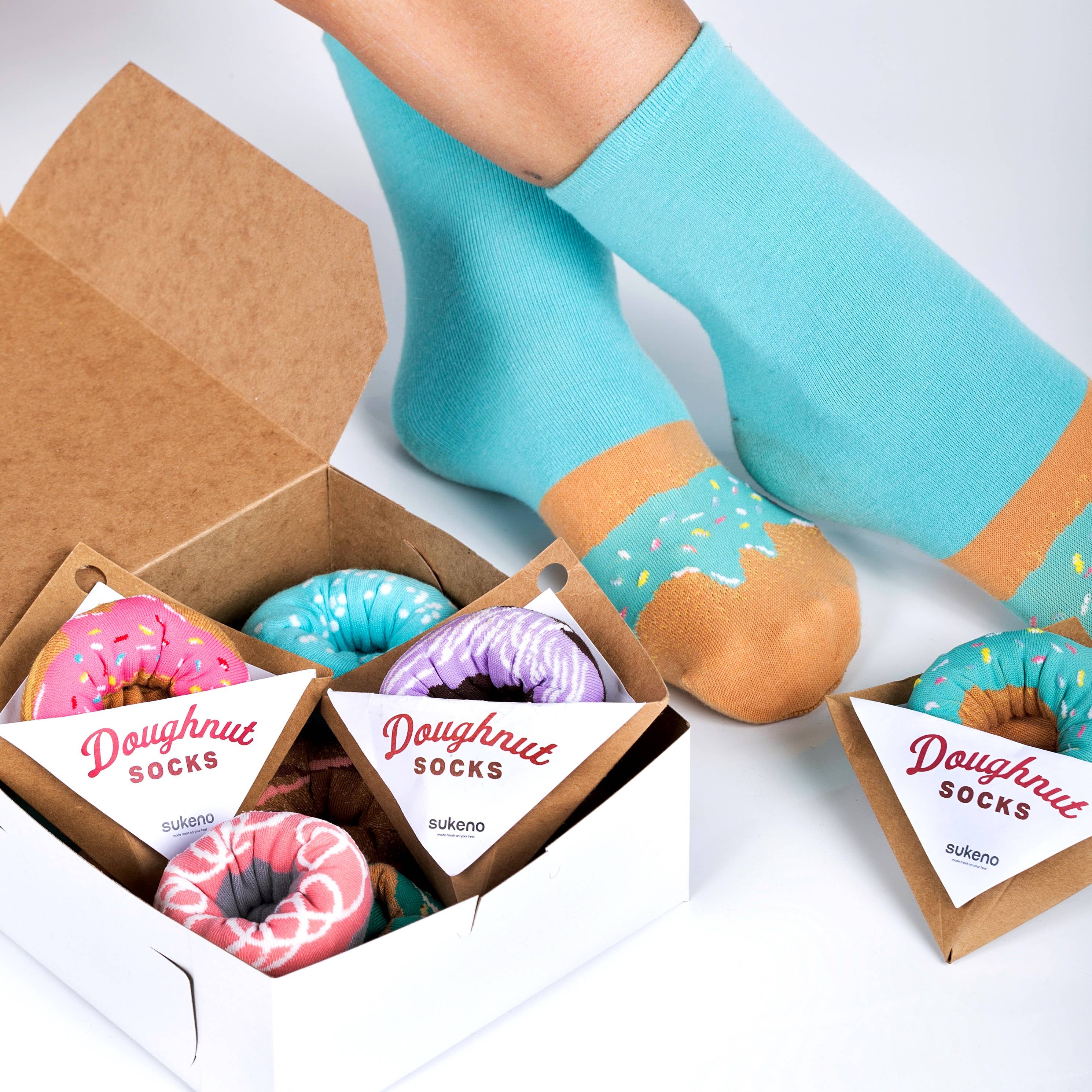 Sukeno Socks - Wholesale Socks - Unisex - Doughnut Socks - Strawberry Milk2