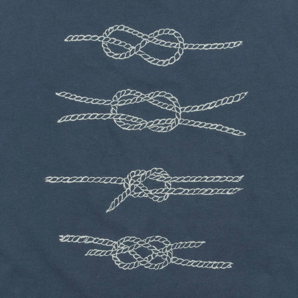 Cinder + Salt – Großhandel T-Shirt mit Siebdruck – Herren – Sailor's Knots Bio-T-Shirt für Herren2