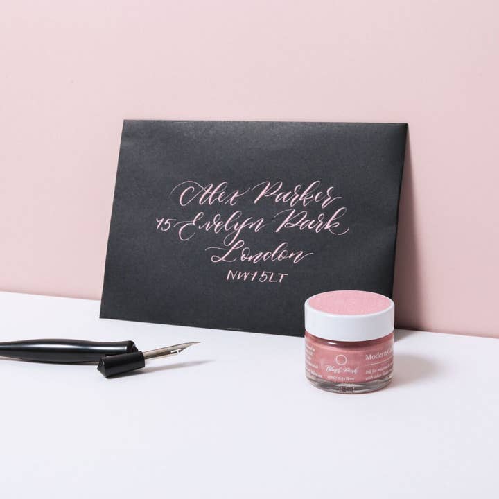 Blush Pink Modern Calligraphy Ink for wholesale by À L'AISE LTD