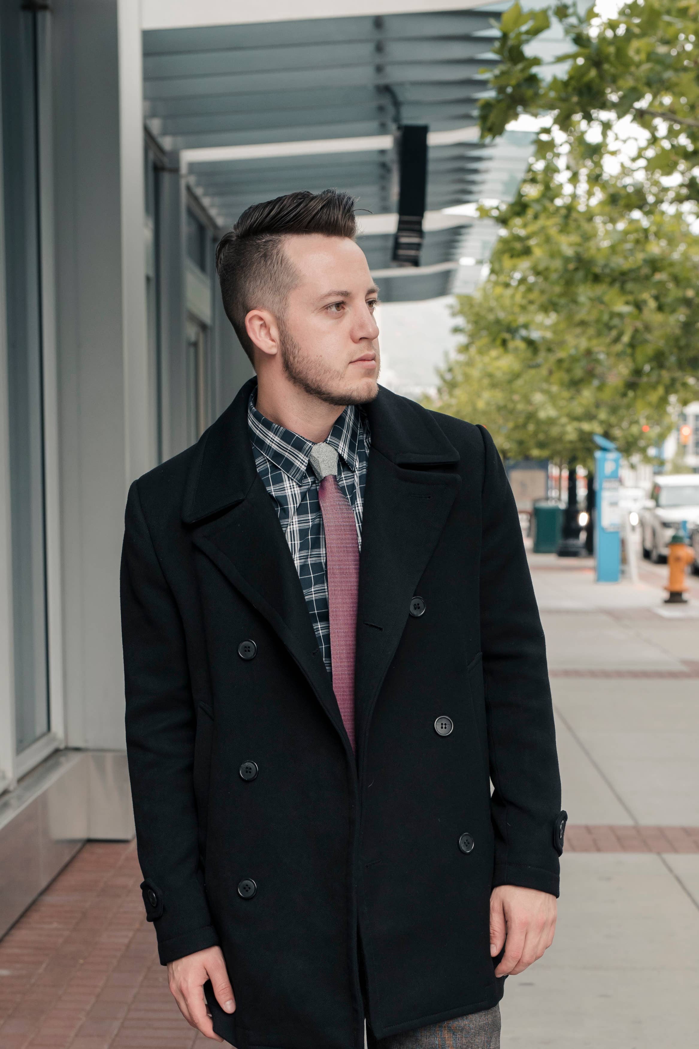 Modern Tie - Wholesale Necktie - Men's - Mulberry Tie1