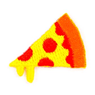 Pizza Embroidered Sticker Patch for wholesale by These Are Things