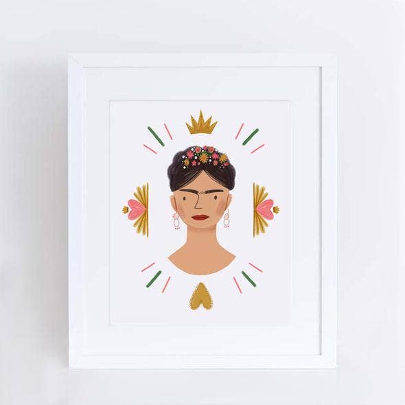 Aviate Press - Wholesale Art Print - Frida Kahlo Portrait Art Print1